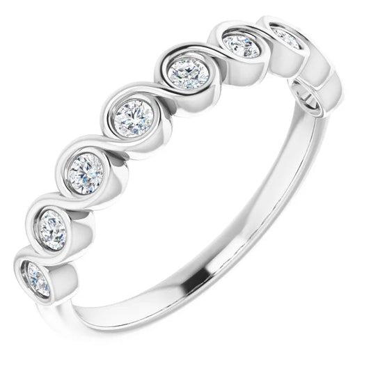 Lab Diamond Anniversary Band