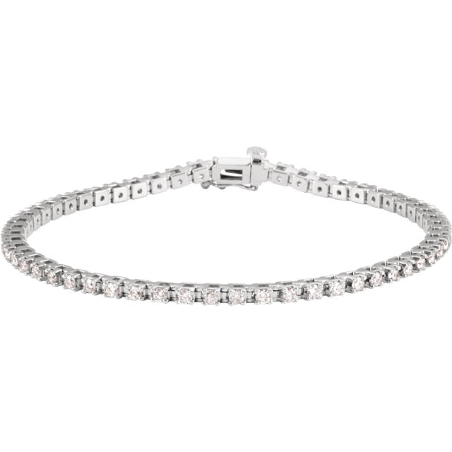 2.00ct Claw Set Tennis Bracelet - I Heart Moissanites
