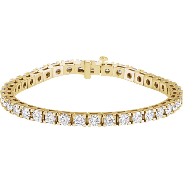 9.25ct Claw Set Tennis Bracelet - I Heart Moissanites
