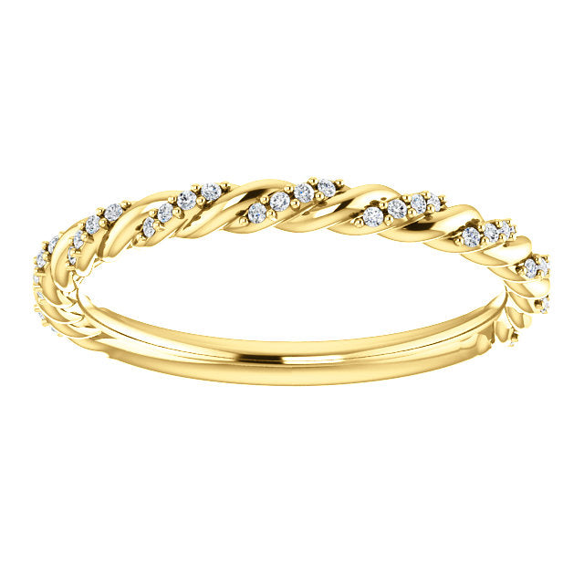 Moissanite Anniversary Band - I Heart Moissanites