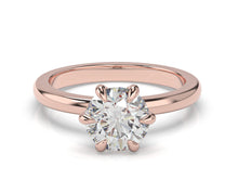Round Brilliant Six Claw Solitaire Engagement Ringre Engagement Ring