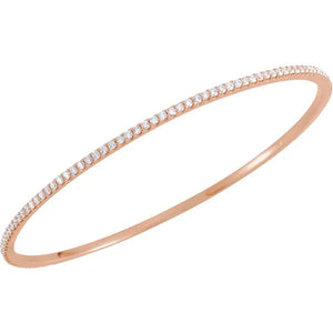 2.00ct Claw Set Stack Bangle