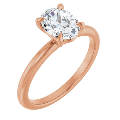 Oval Solitaire Engagement Ring