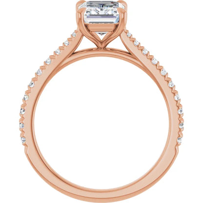 Emerald Claw Set Style Engagement Ring