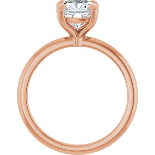 Cushion Solitaire Engagement Ring