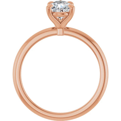 Pear Solitaire Engagement Ring