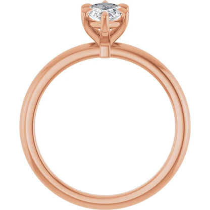 Marquise Solitaire Engagement Ring