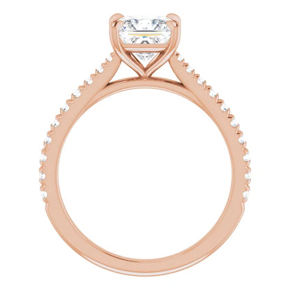 Princess Claw Set Style Engagement Ring