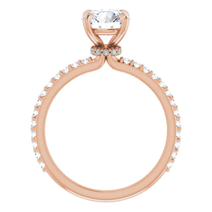 Round Brilliant Claw Set Style Engagement Ring