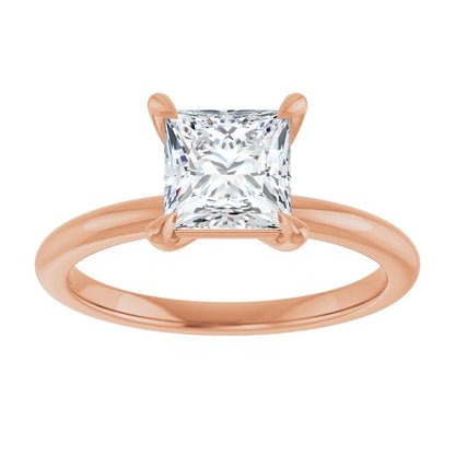Princess Solitaire Engagement Ring