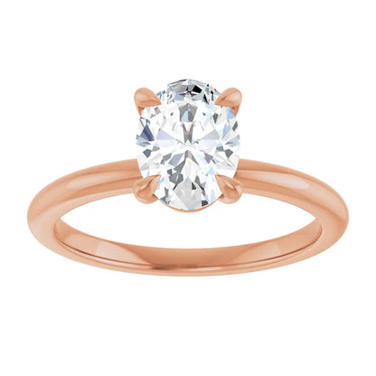 Oval Solitaire Engagement Ring