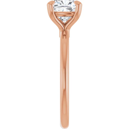 Cushion Solitaire Engagement Ring