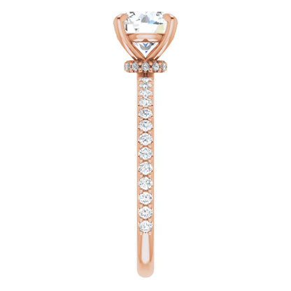 Round Brilliant Claw Set Style Engagement Ring