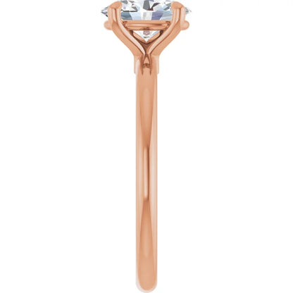 Oval Solitaire Engagement Ring