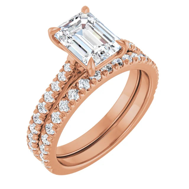 Emerald Claw Set Style Engagement Ring