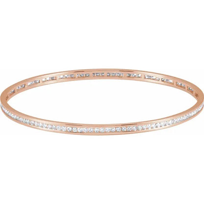 Channel Set Style Bangle