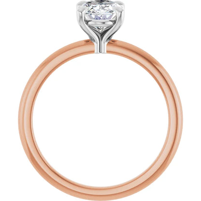 Oval Solitaire Engagement Ring