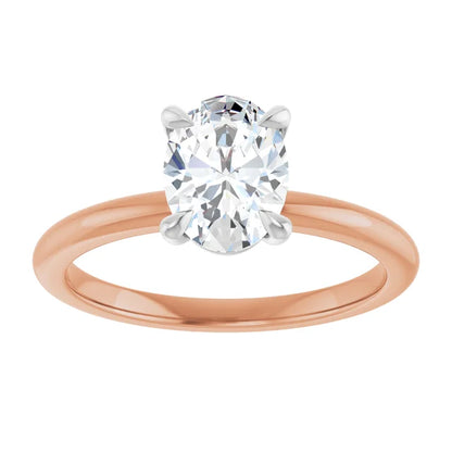 Oval Solitaire Engagement Ring