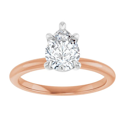 Pear Solitaire Engagement Ring
