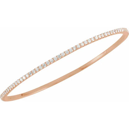 4.00ct Claw Set Stack Bangle