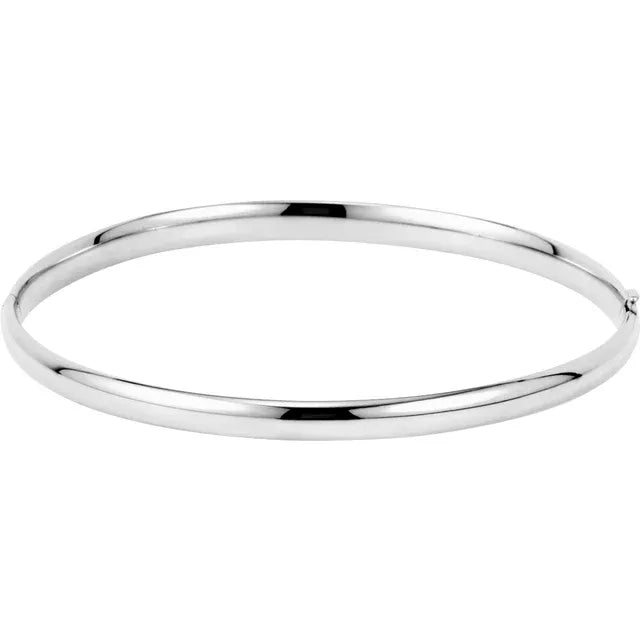 4mm Wide Hinged Style Bangle