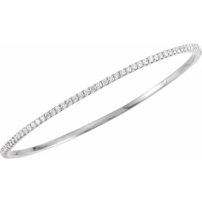 4.00ct Claw Set Stack Bangle
