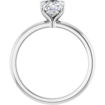 Oval Solitaire Engagement Ring