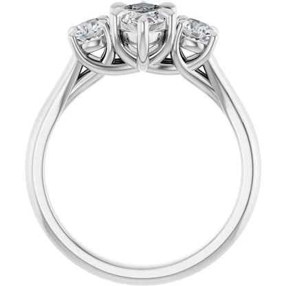 Marquise Accent Engagement Ring