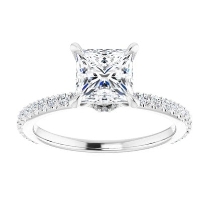 Princess Claw Set Style Engagement Ring