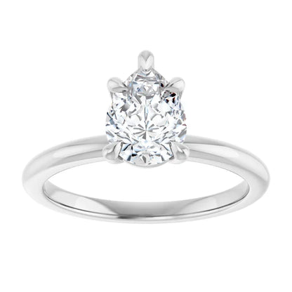 Pear Solitaire Engagement Ring