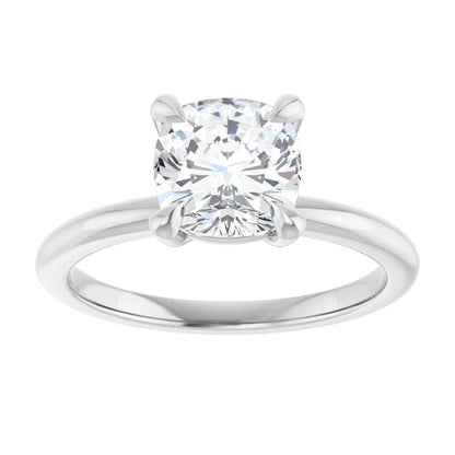 Cushion Solitaire Engagement Ring