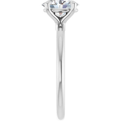Oval Solitaire Engagement Ring