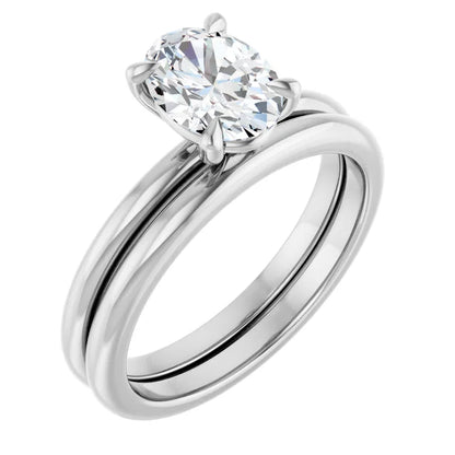 Oval Solitaire Engagement Ring