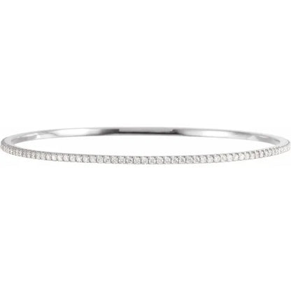 2.00ct Claw Set Stack Bangle