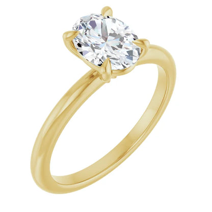 Oval Solitaire Engagement Ring