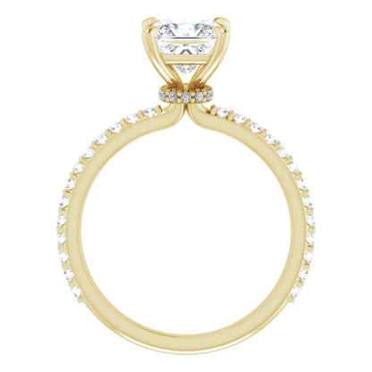 Princess Claw Set Style Engagement Ring