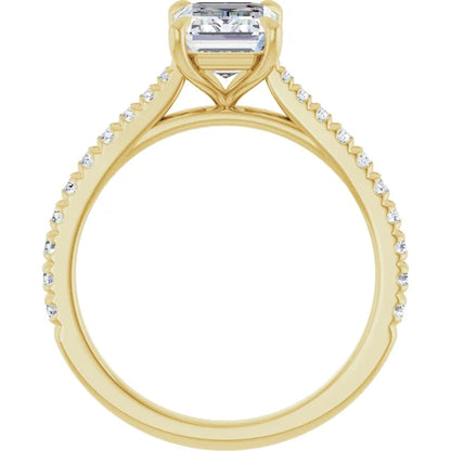 Emerald Claw Set Style Engagement Ring