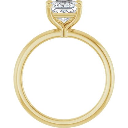 Princess Solitaire Engagement Ring