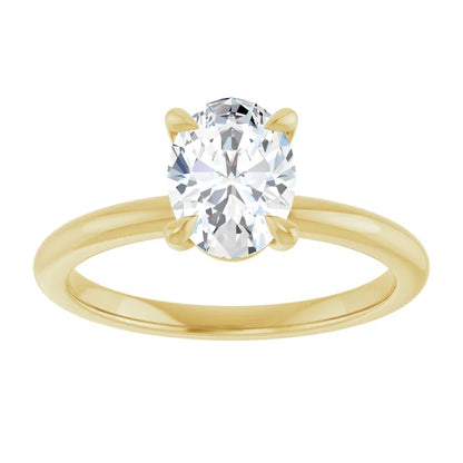 Oval Solitaire Engagement Ring