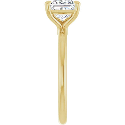 Princess Solitaire Engagement Ring