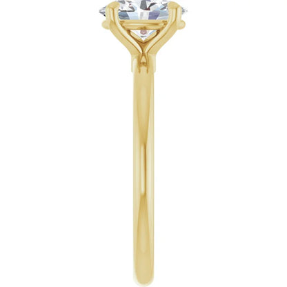 Oval Solitaire Engagement Ring