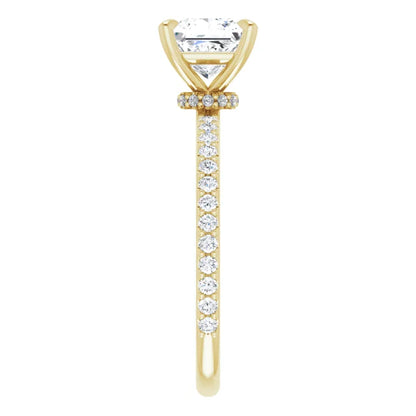 Princess Claw Set Style Engagement Ring