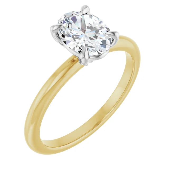Oval Solitaire Engagement Ring