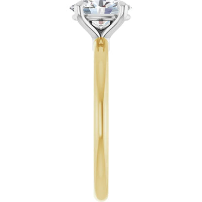 Oval Solitaire Engagement Ring