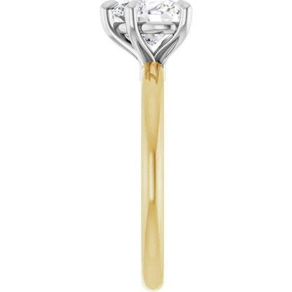 Heart Solitaire Engagement Ring