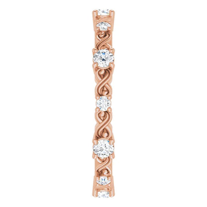 Lab Diamond Anniversary Band