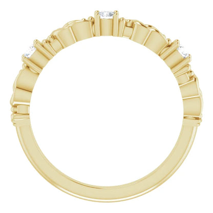 lab Diamond Anniversary Band