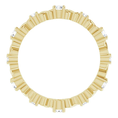 Lab Diamond Anniversary Band