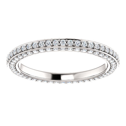 Moissanite Eternity Band - I Heart Moissanites