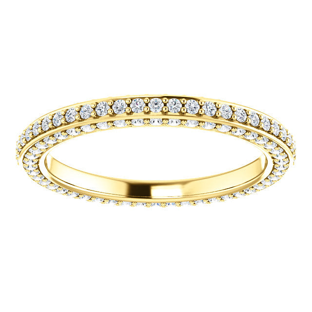 Moissanite Eternity Band - I Heart Moissanites